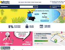 Tablet Screenshot of bombashopping.com.br
